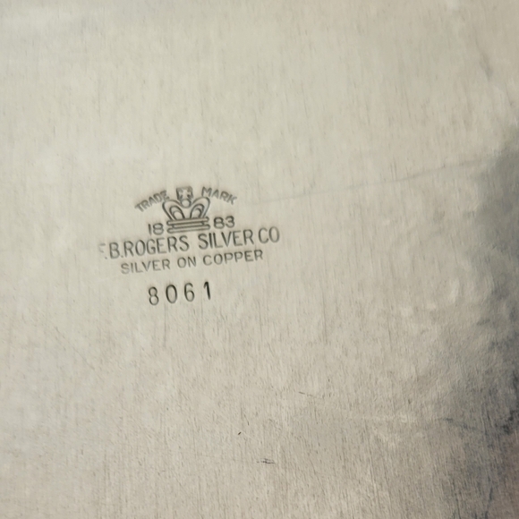 F.B. Rogers - Large Footed Platter - Picture 8 of 8